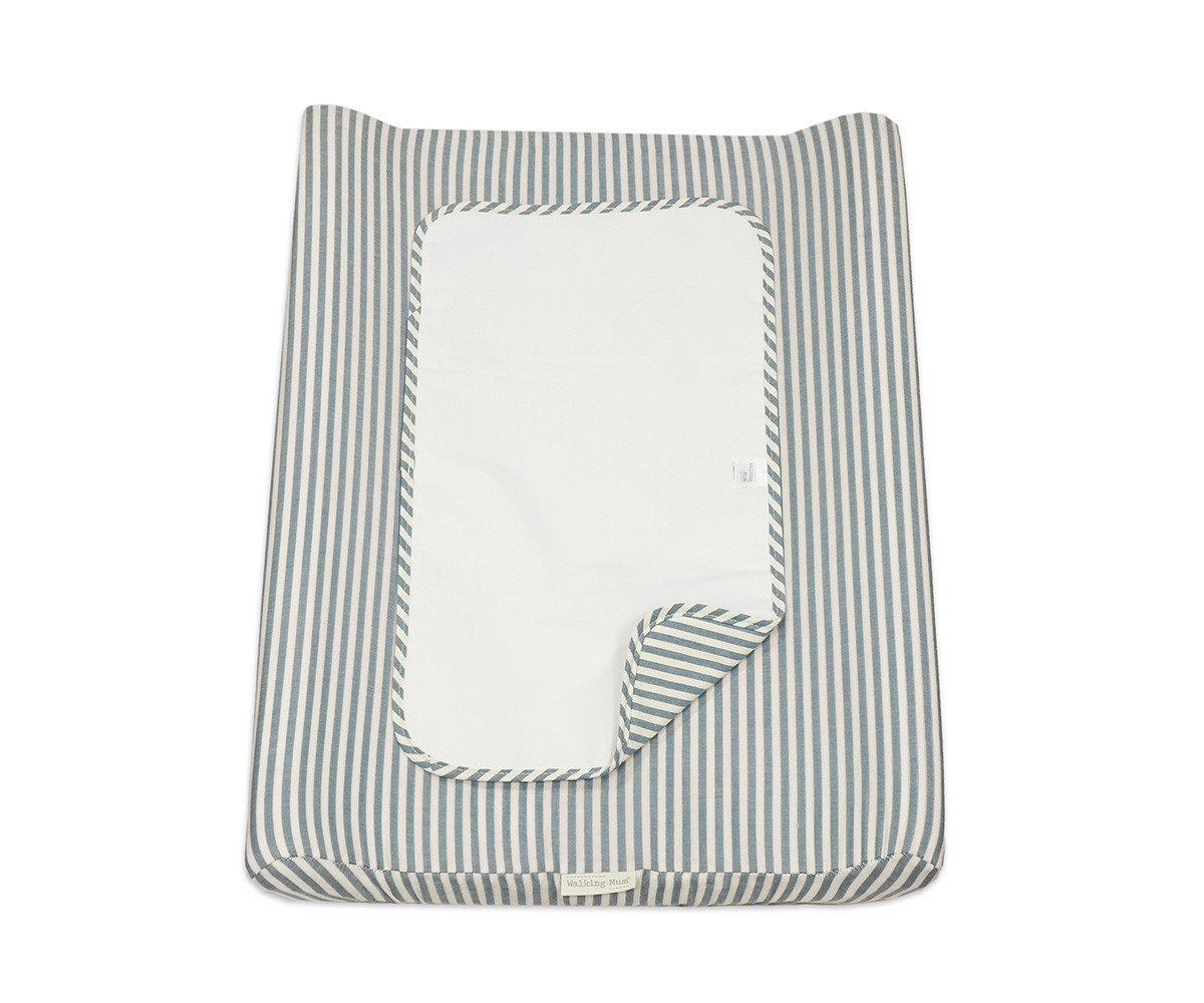 Cambiador Home con Funda Praliné Rayas Matcha