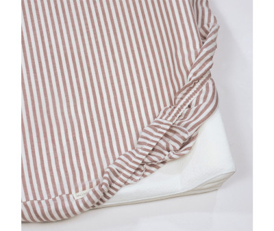 Cambiador Home con Funda Praliné Rayas Moka