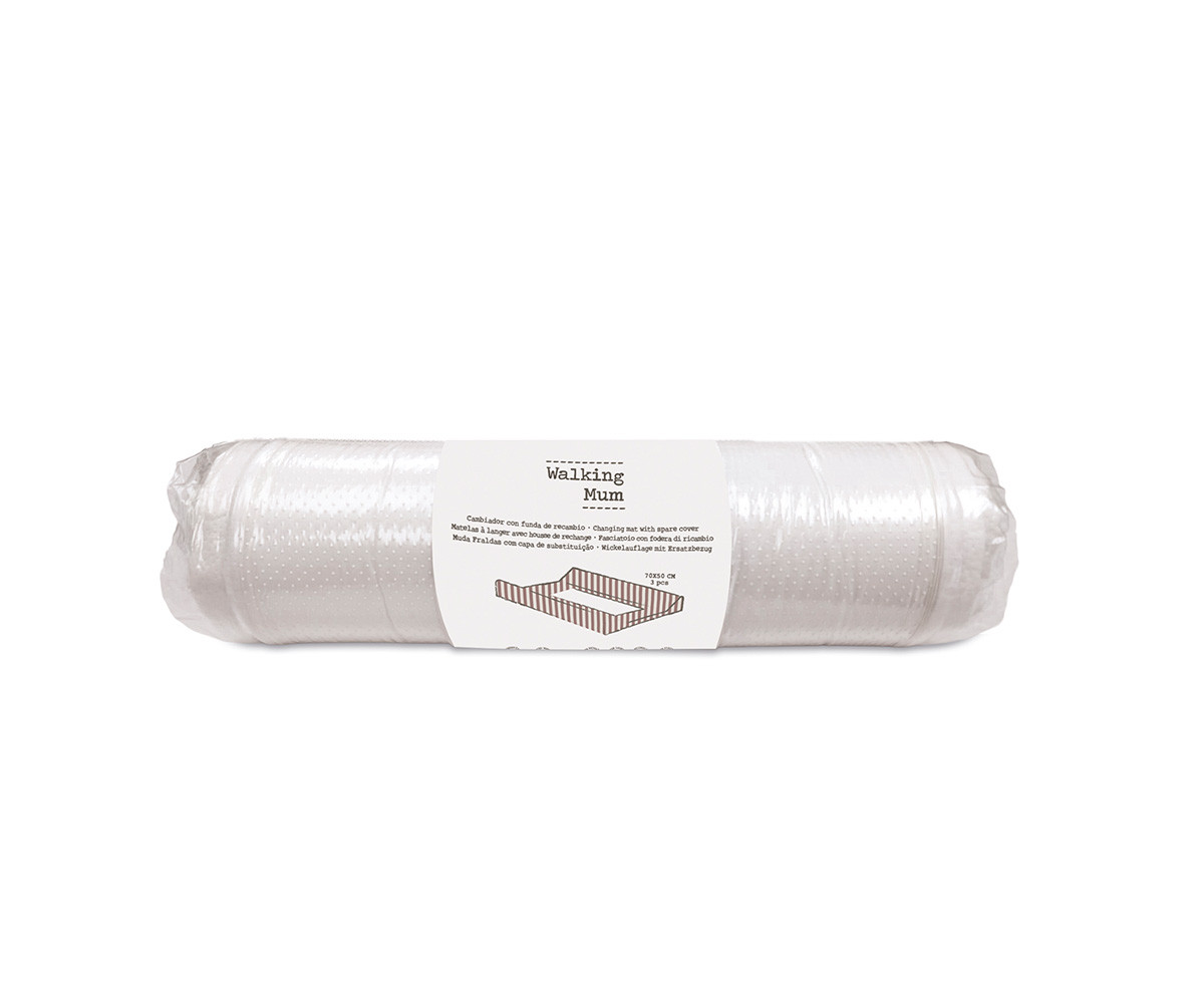 Cambiador Home con Funda Praliné Vichy Matcha