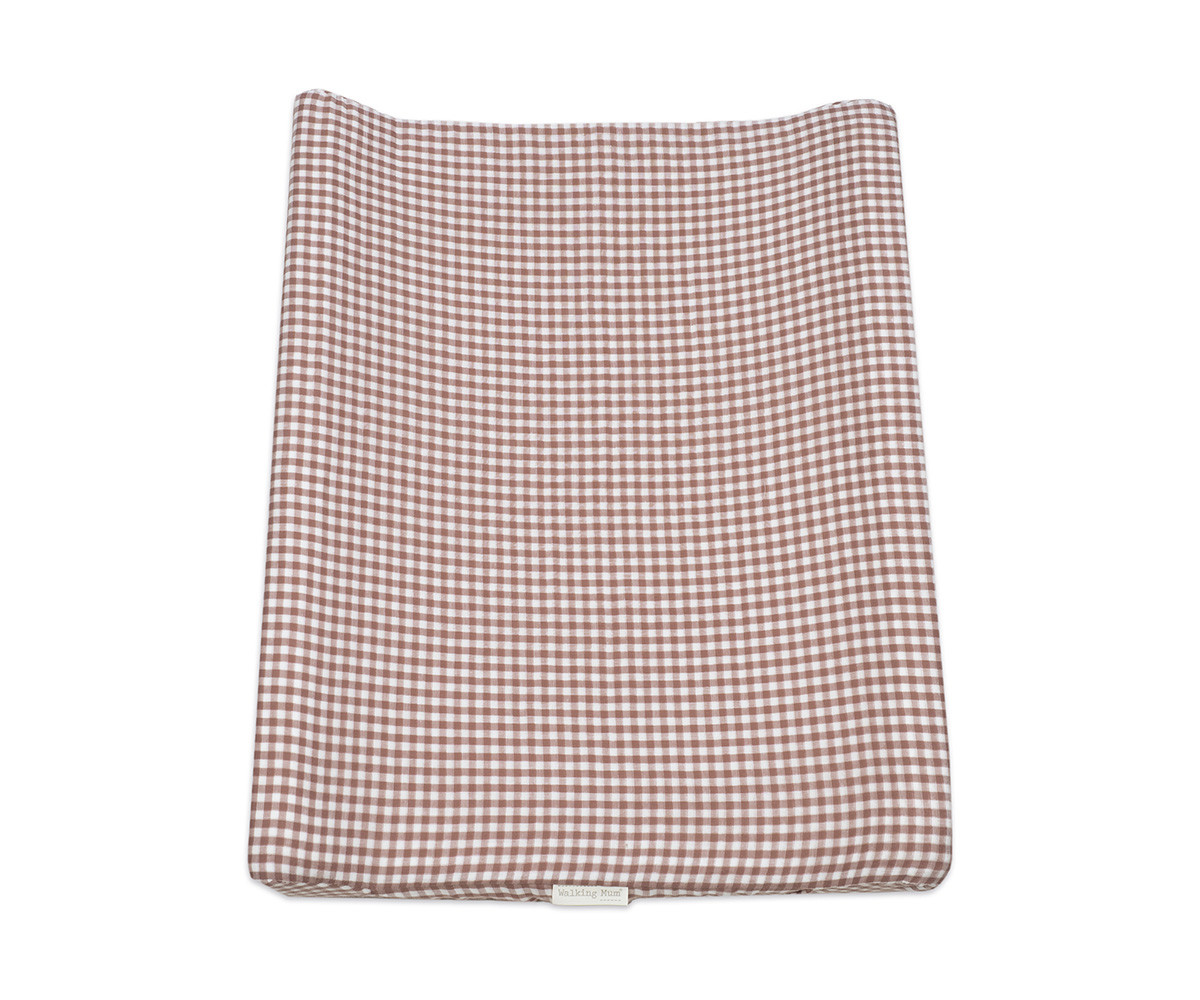 Cambiador Home con Funda Praliné Vichy Moka