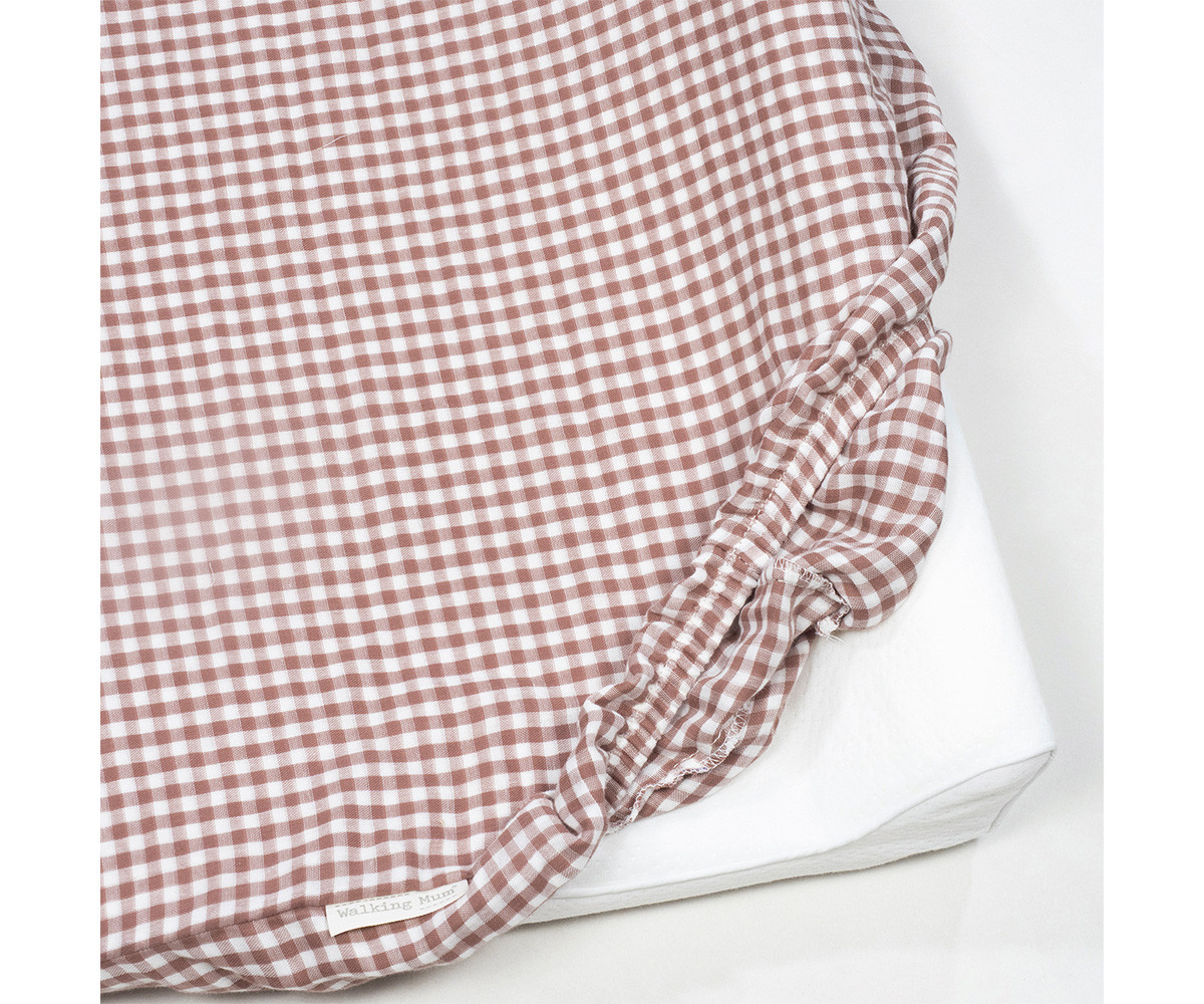 Cambiador Home con Funda Praliné Vichy Moka