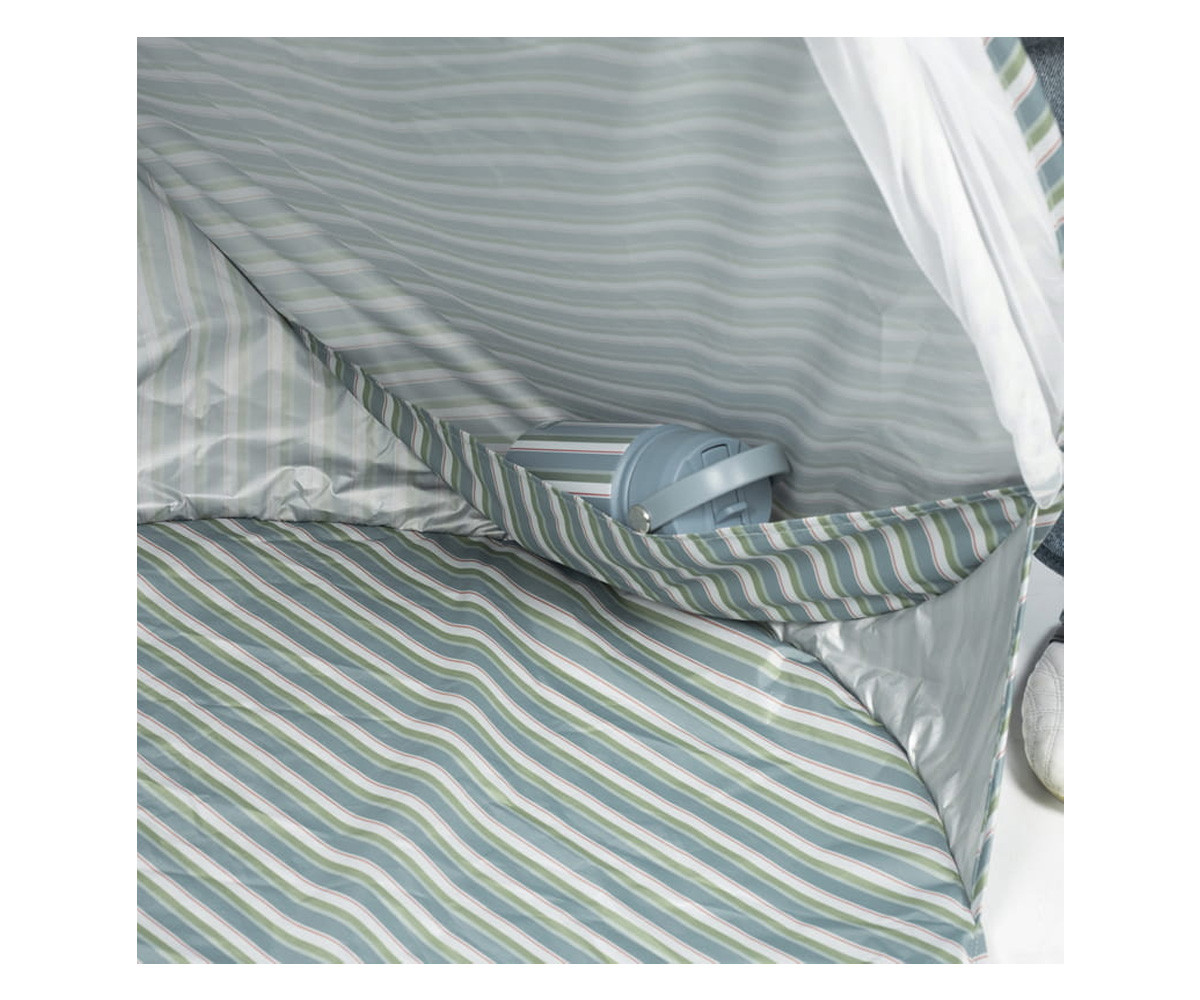 Carpa de Playa Pop-Up Protección Solar Strips