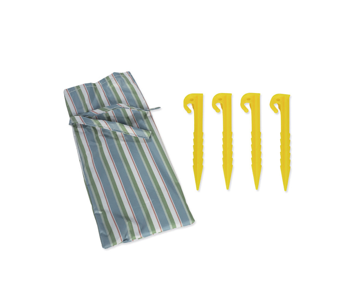 Carpa de Playa Pop-Up Protección Solar Strips