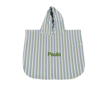 Poncho Toalla Summer Strips Personalizable