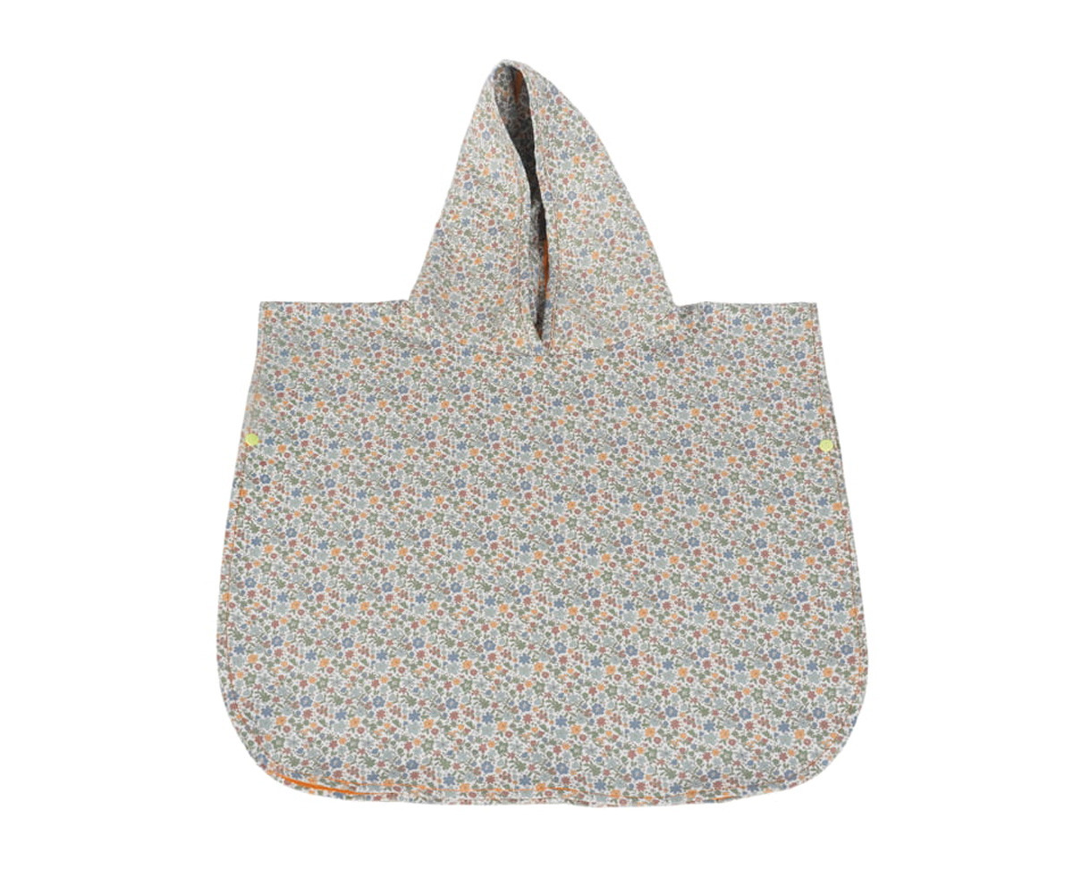 Poncho Toalla Summer Flowers Personalizable