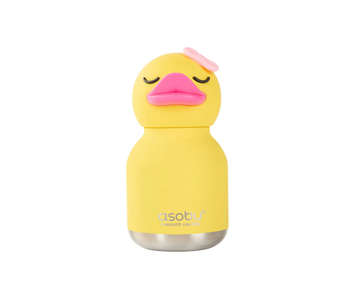 Borraccia Acciaio Mini-Bestie Ducky 200ml