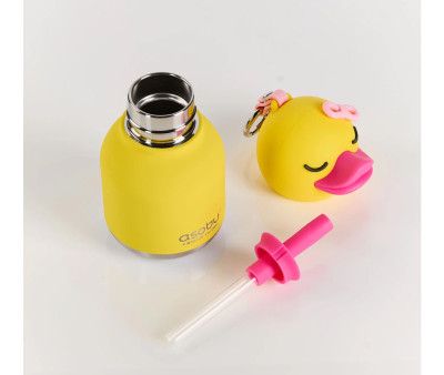 Borraccia Acciaio Mini-Bestie Ducky 200ml