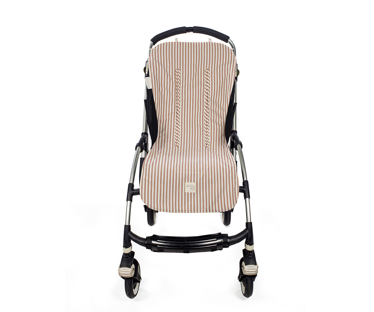Rivestimento Universale Passeggino Praliné Stripes Moka