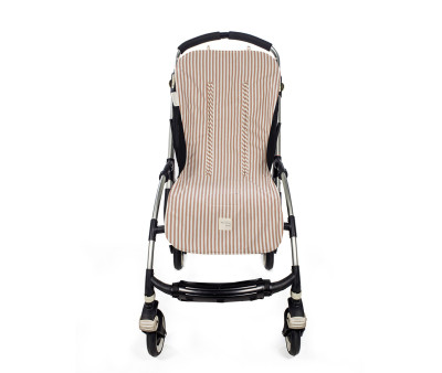 Rivestimento Universale Passeggino Praliné Stripes Moka