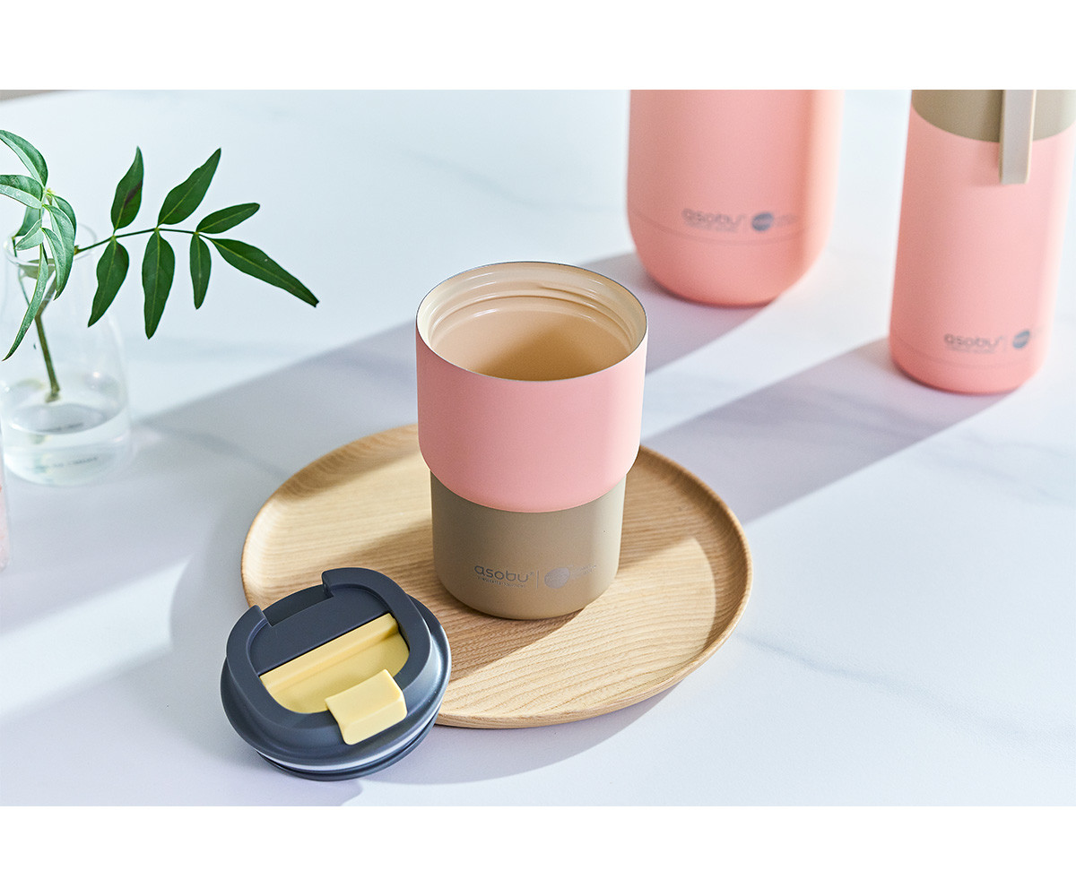 Bicchiere Termico Coffe Express Pastel Peach 360ml