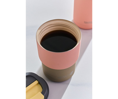 Bicchiere Termico Coffe Express Pastel Peach 360ml