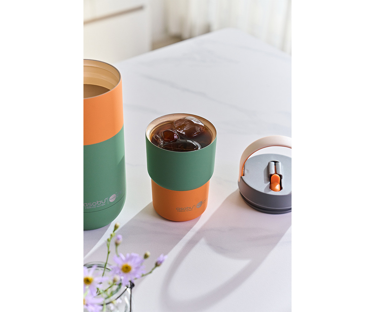 Bicchiere Termico Coffe Express Pastel Green 360ml