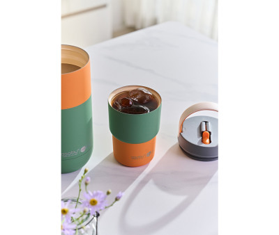 Bicchiere Termico Coffe Express Pastel Green 360ml