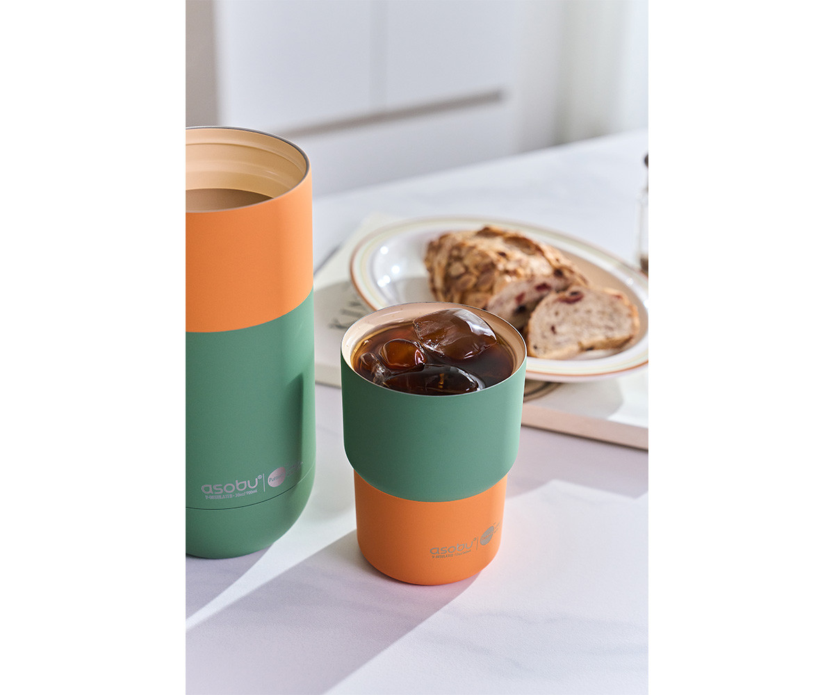 Bicchiere Termico Coffe Express Pastel Blue 360ml