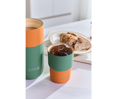 Bicchiere Termico Coffe Express Pastel Blue 360ml