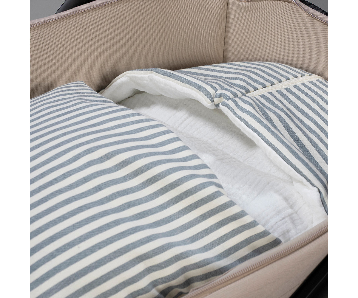 Avvolgi Bebè Praliné Stripes Matcha