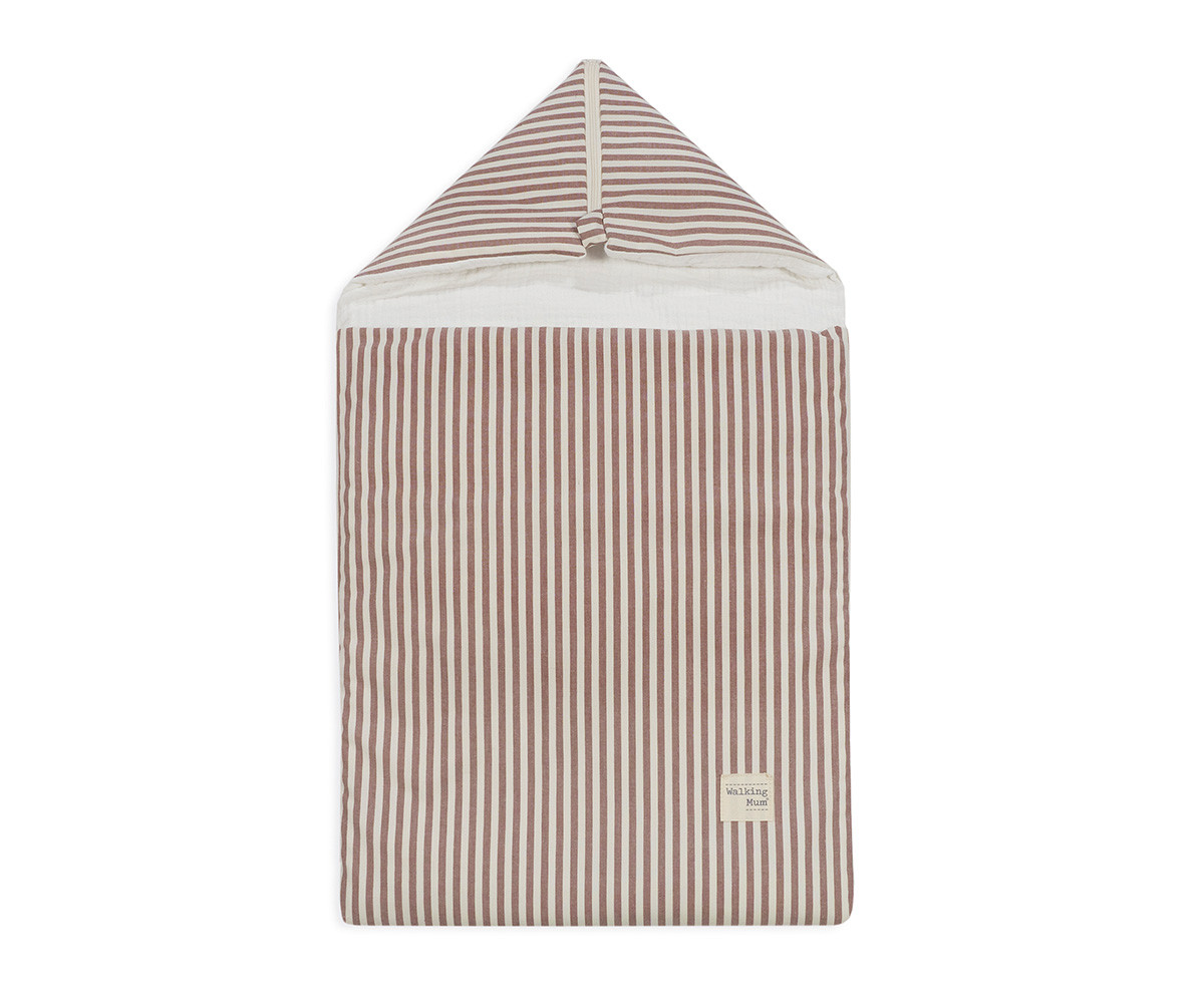Avvolgi Bebè Praliné Stripes Moka