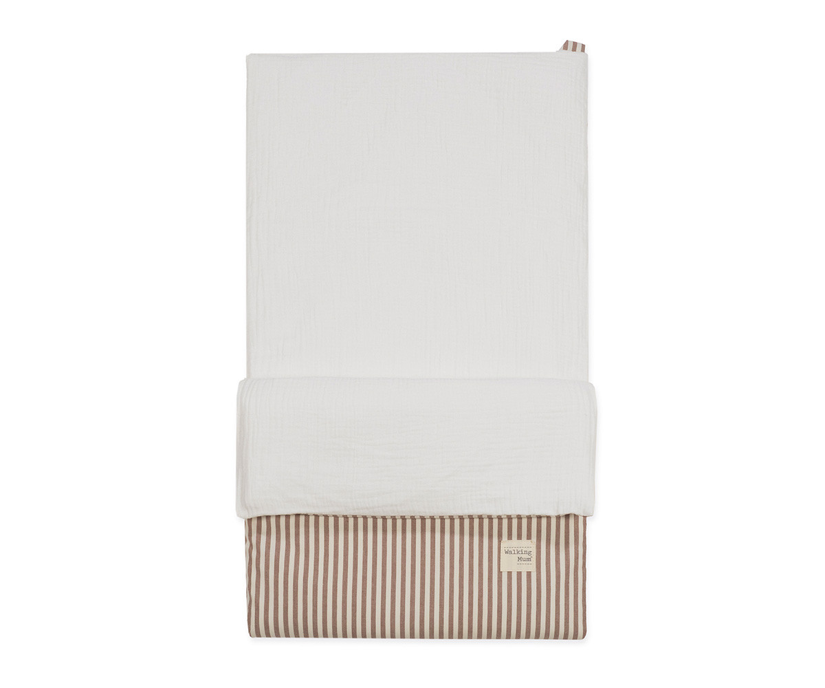 Avvolgi Bebè Praliné Stripes Moka