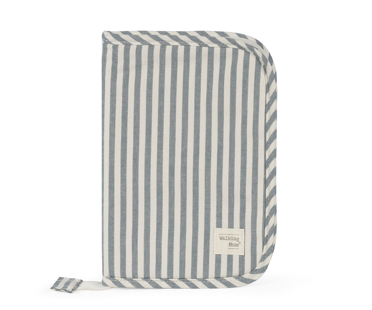 Portadocumentos Praliné Rayas Matcha