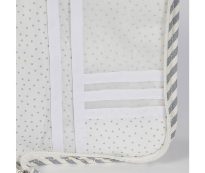 Portadocumentos Praliné Rayas Matcha