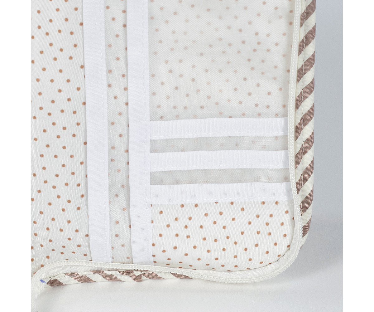 Portadocumentos Praliné Rayas Moka