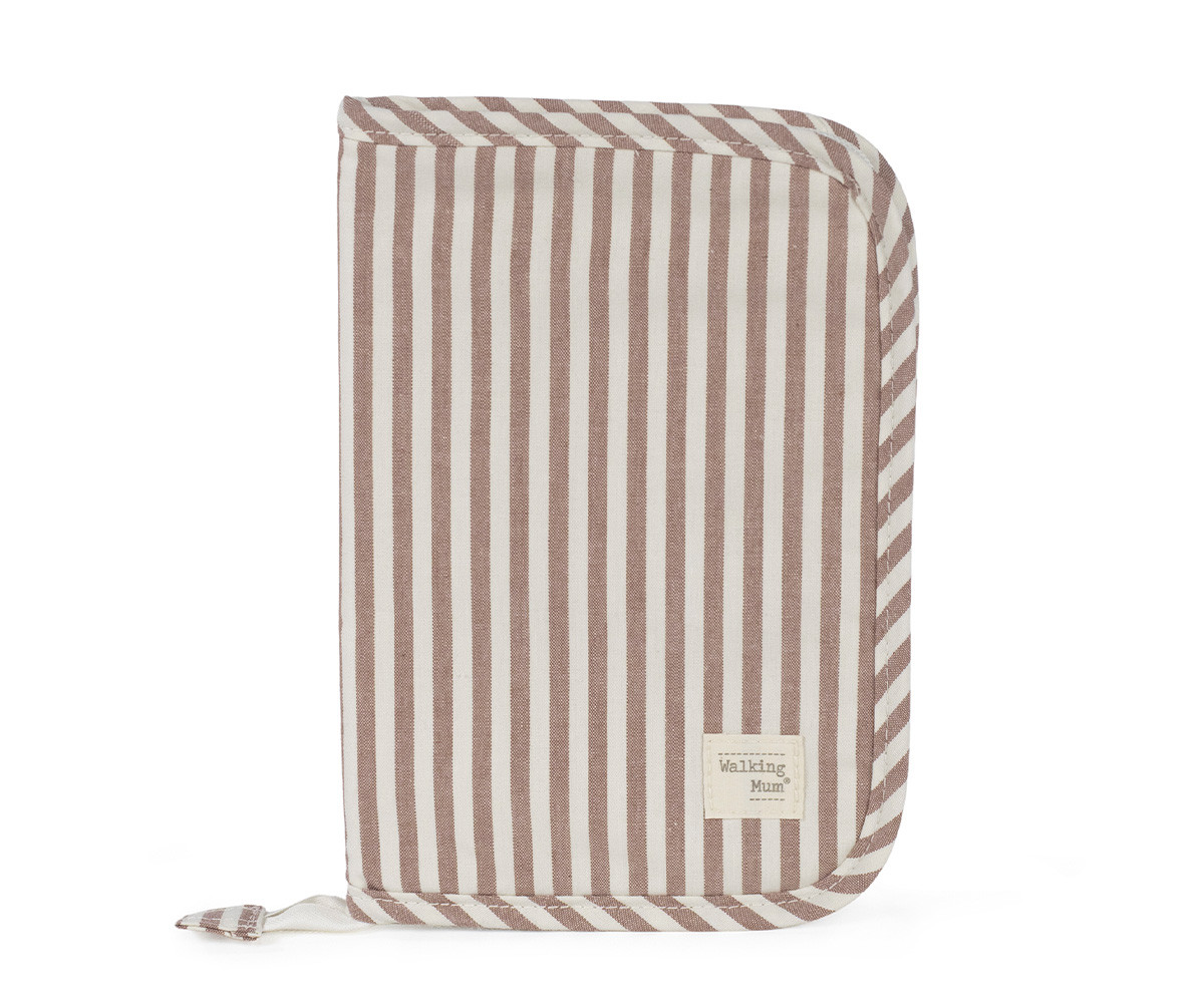 Portadocumentos Praliné Rayas Moka