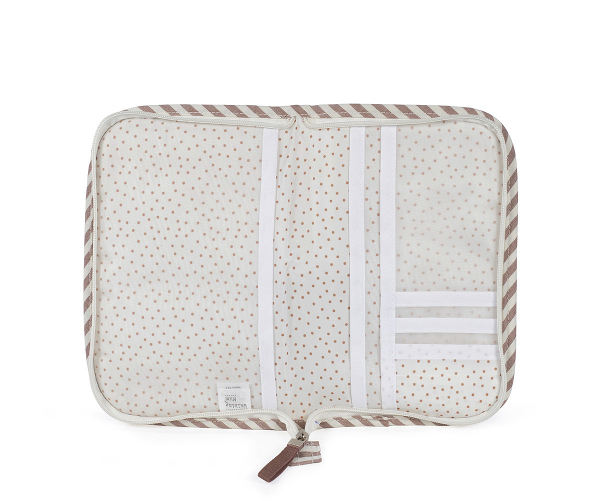 Portadocumentos Praliné Rayas Moka