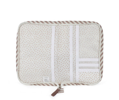 Portadocumentos Praliné Rayas Moka