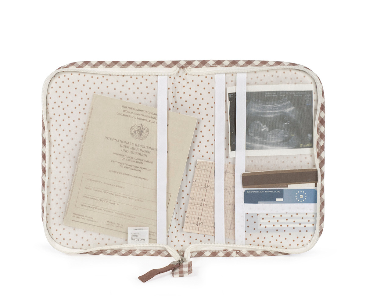 Portadocumentos Praliné Vichy Moka