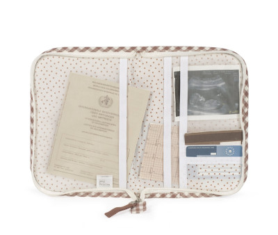 Portadocumentos Praliné Vichy Moka