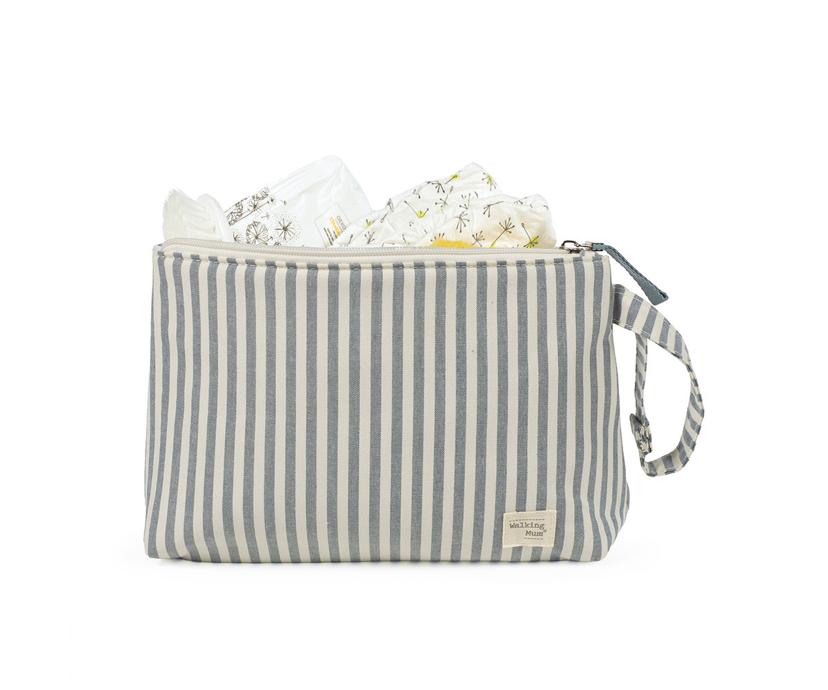 Trousse da Toilette Praliné Stripes Matcha