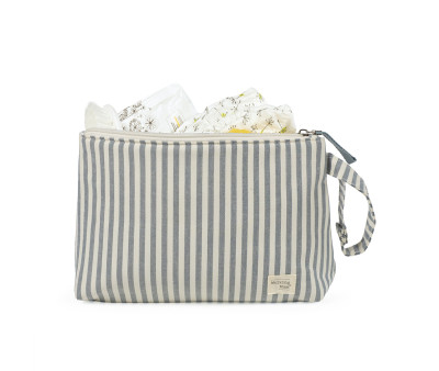 Trousse da Toilette Praliné Stripes Matcha