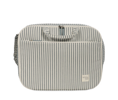 Borsa Clinica Praliné Stripes Matcha