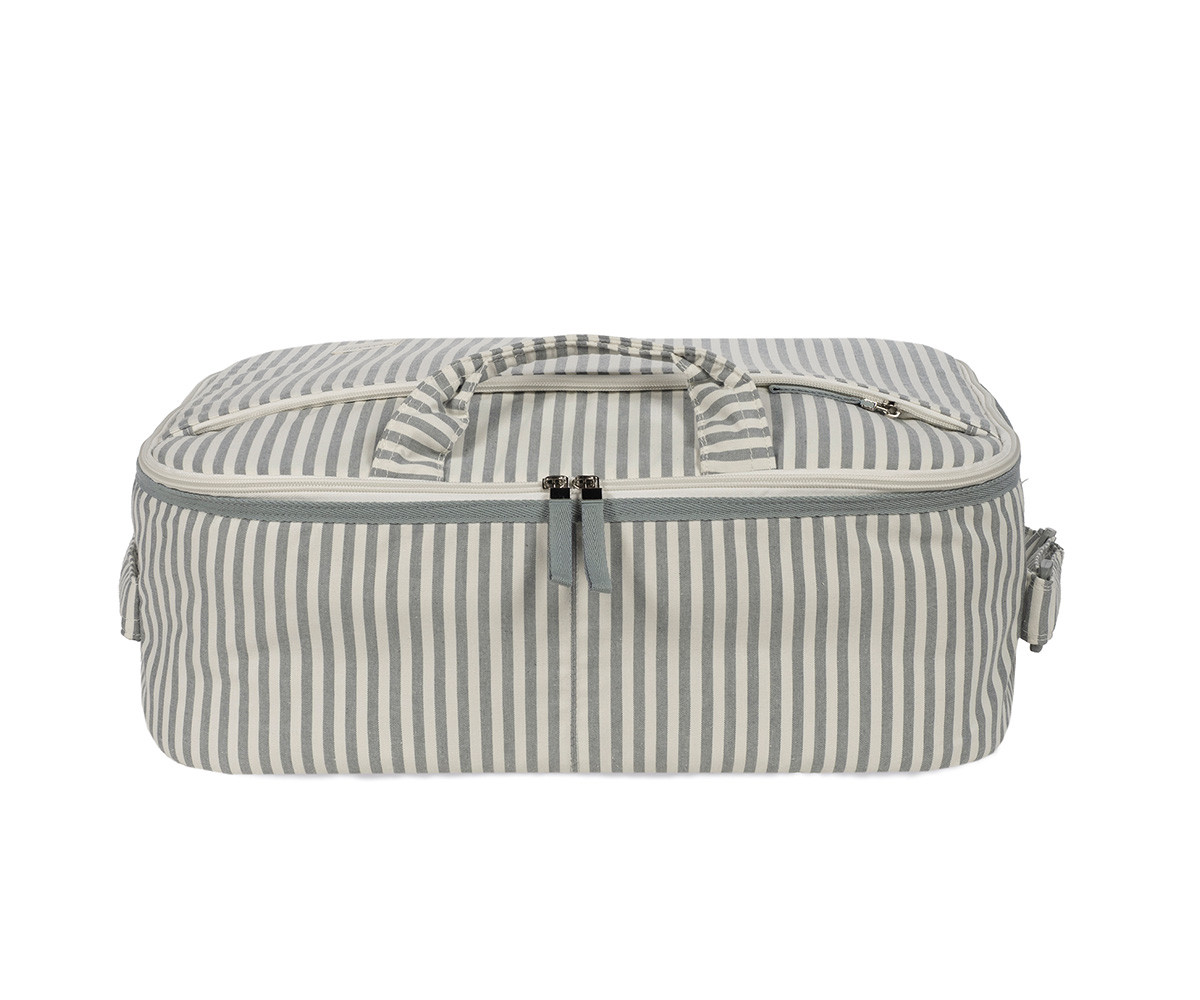 Borsa Clinica Praliné Stripes Matcha