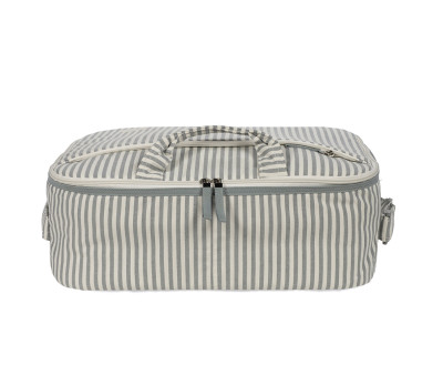 Borsa Clinica Praliné Stripes Matcha