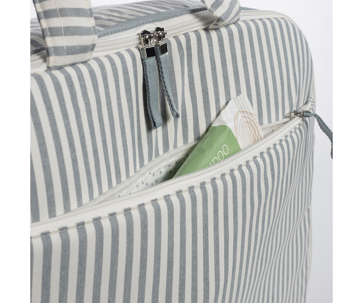 Borsa Clinica Praliné Stripes Matcha