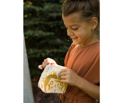 Bustina Sparkling Fox Gold con Cosmetici Organici per Bambini