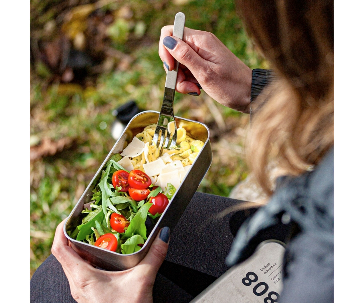 Cubiertos Acero Inox Azul