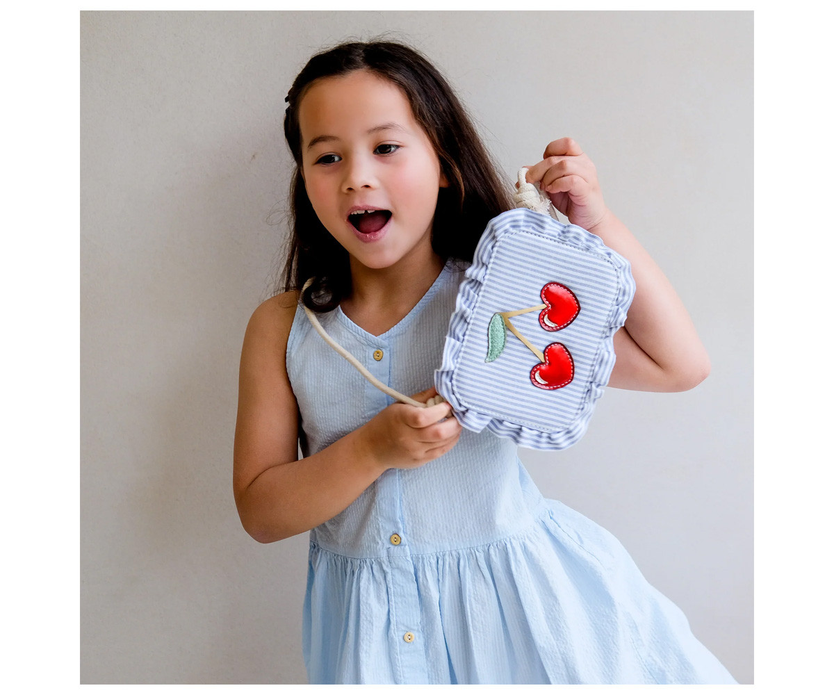 Kids Bag Striped Cherry