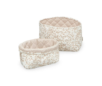 Pack 2 Cestas Acolchada Organizador Lierre Almond