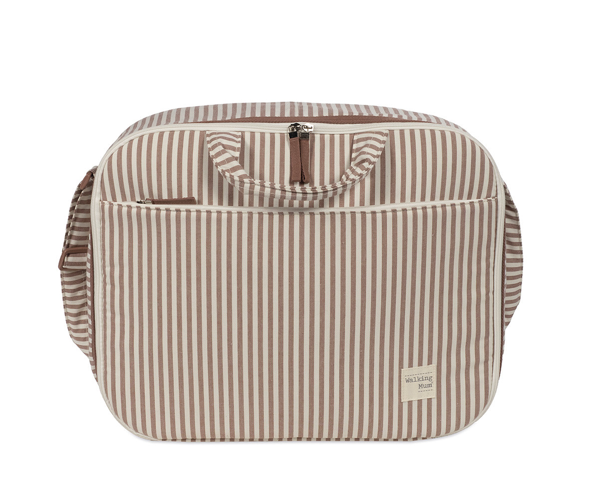Borsa Clinica Praliné Stripes Moka