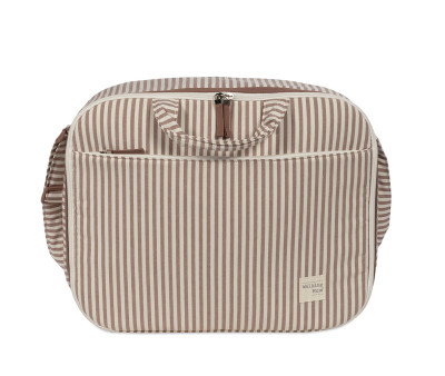 Borsa Clinica Praliné Stripes Moka