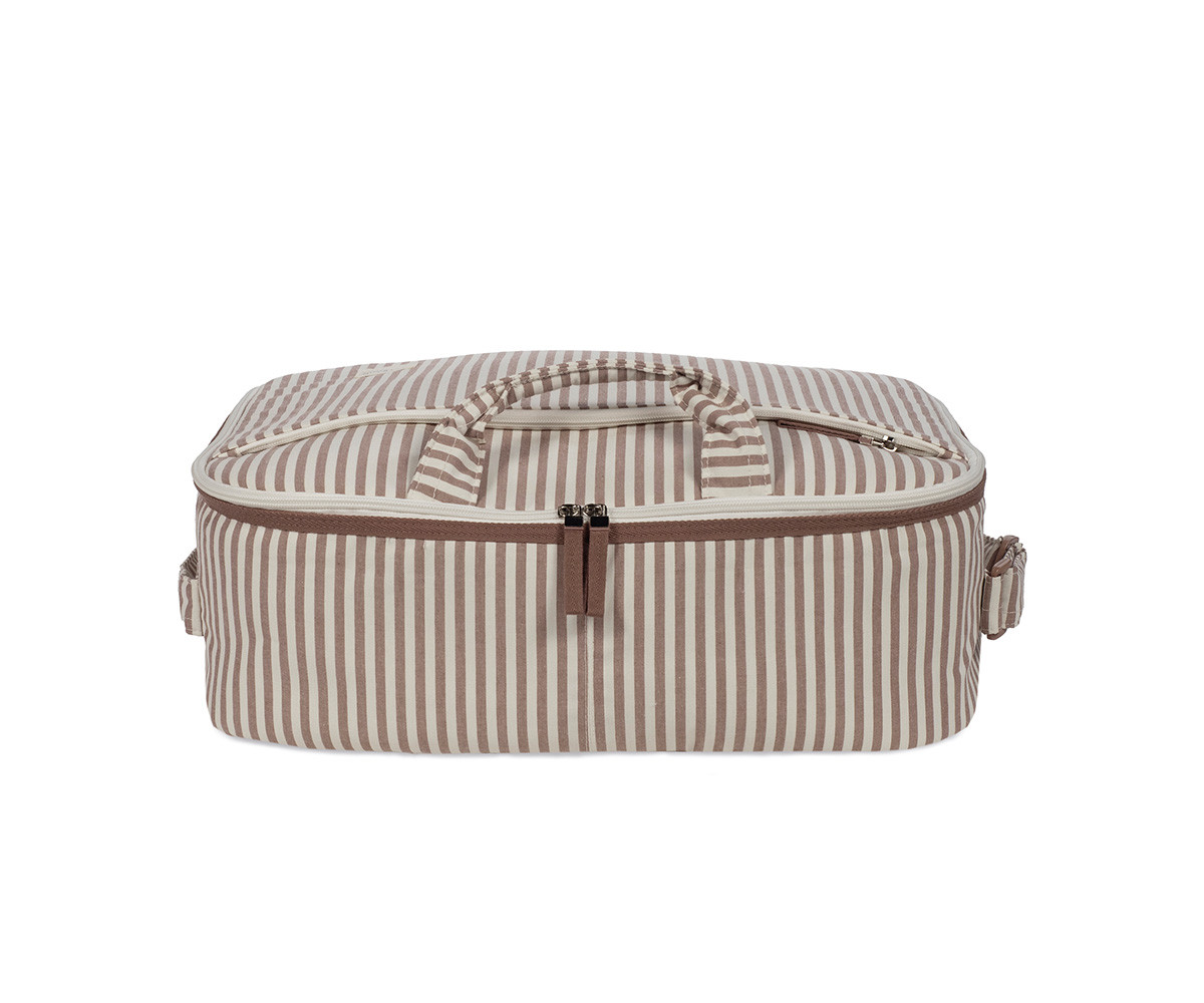 Borsa Clinica Praliné Stripes Moka