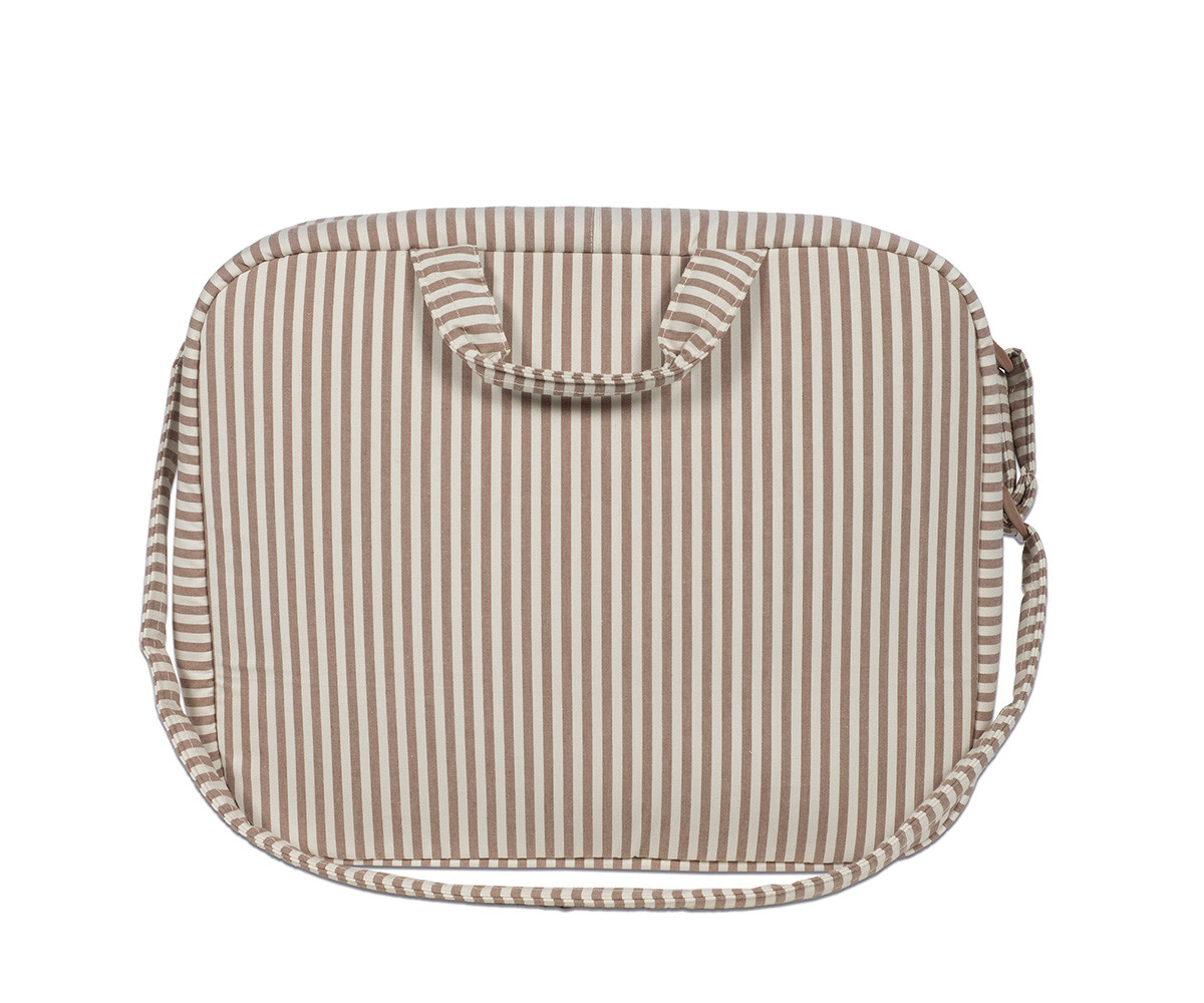 Borsa Clinica Praliné Stripes Moka