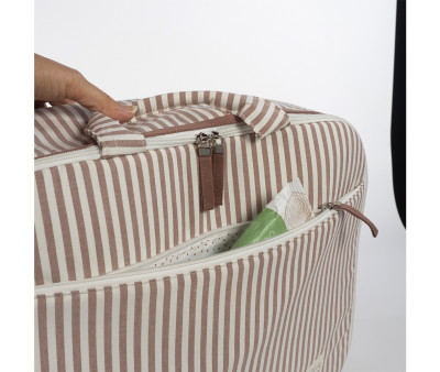 Borsa Clinica Praliné Stripes Moka