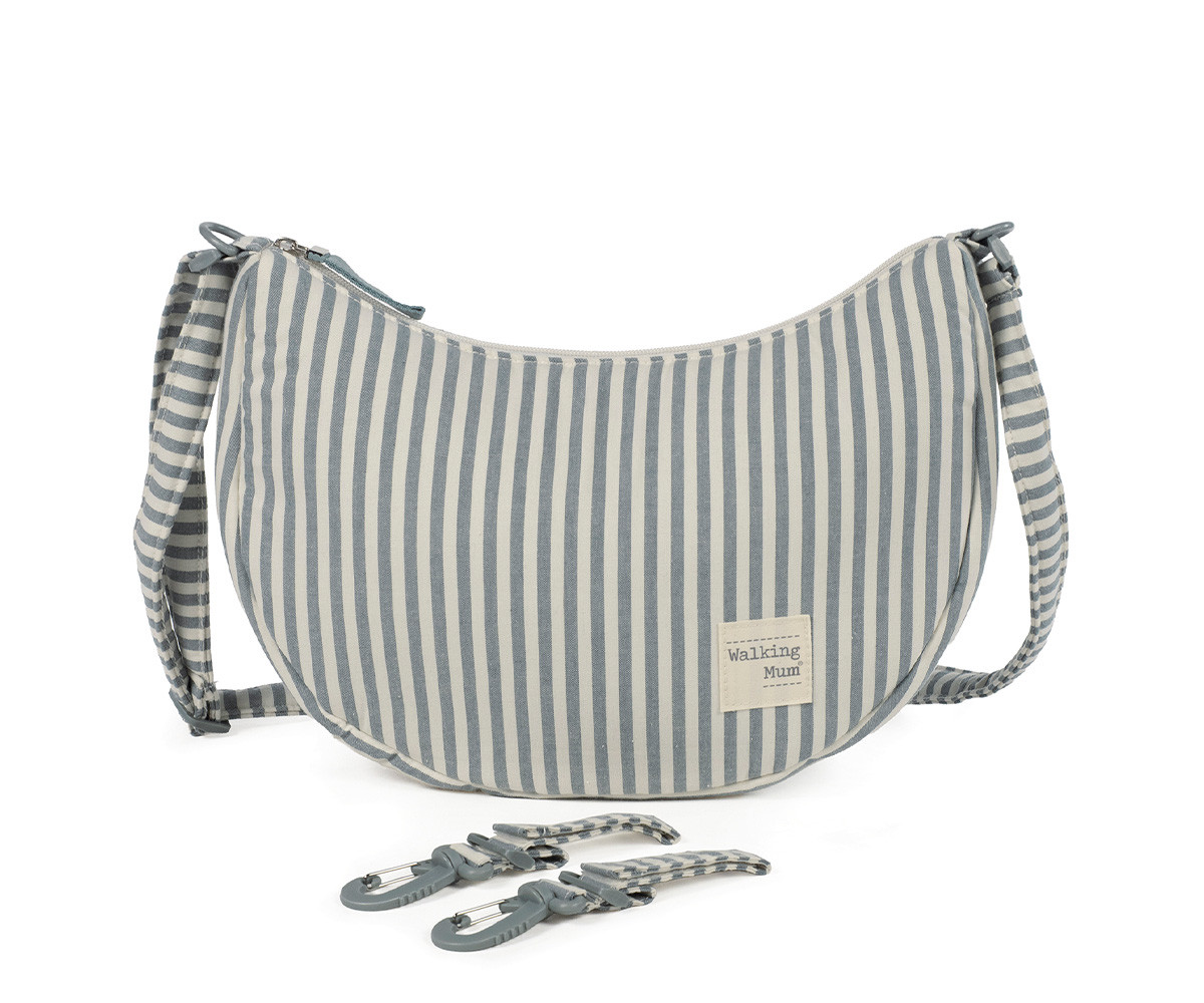 Borsa Crossbody Gondola Praliné Stripes Matcha