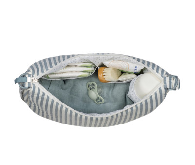 Borsa Crossbody Gondola Praliné Stripes Matcha