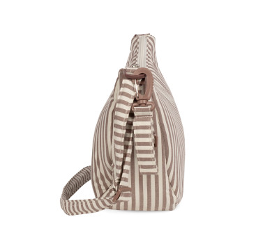 Borsa Crossbody Gondola Praliné Stripes Moka