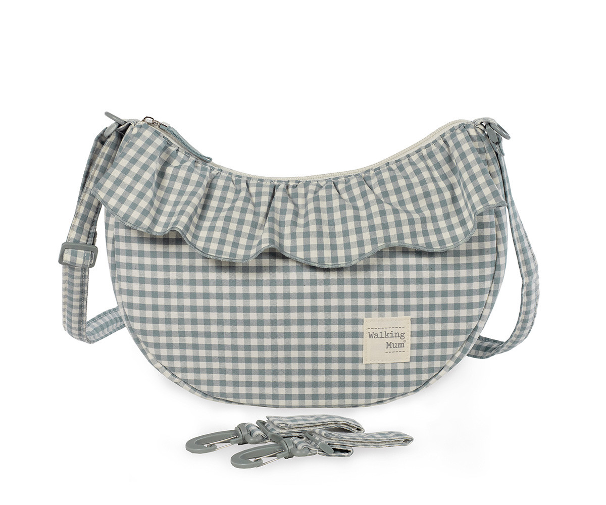 Borsa Crossbody Gondola Praliné Vichy Matcha