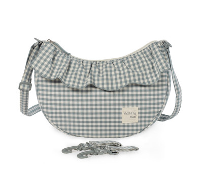 Borsa Crossbody Gondola Praliné Vichy Matcha